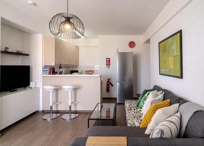 Finikoudes Seaview Vibe 1 Bdr Flat Appartamento Larnaca